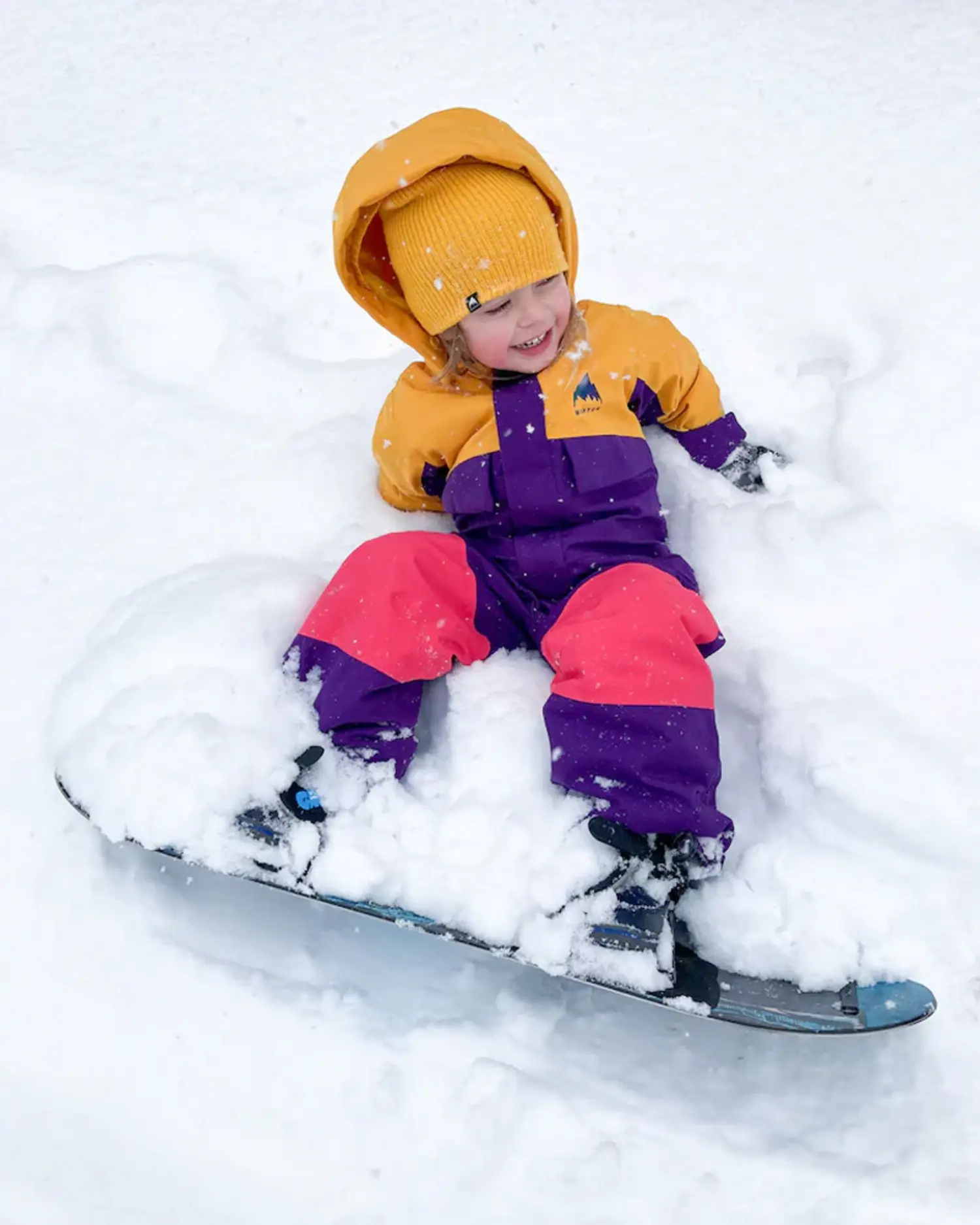Toddlers' Burton 2L One Piece- Goldenrod/Imperial Purple - Yellow