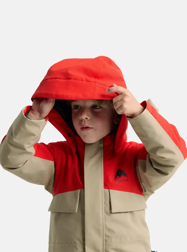 Burton Toddlers' Burton 2L One Piece- Flame Scarlet / Summit Taupe