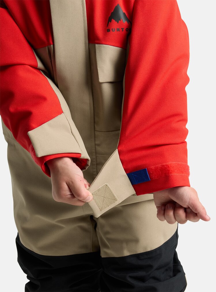 Burton Toddlers' Burton 2L One Piece- Flame Scarlet / Summit Taupe