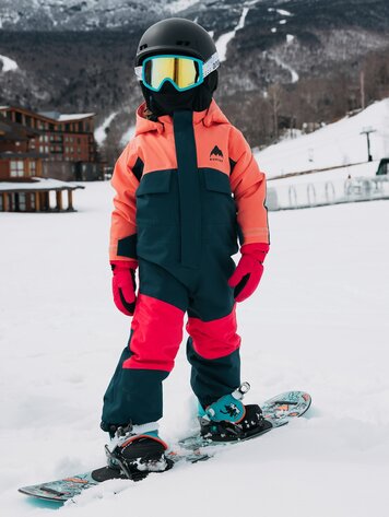 Burton Toddlers' Burton 2L One Piece- Peach Echo / Deep Emerald