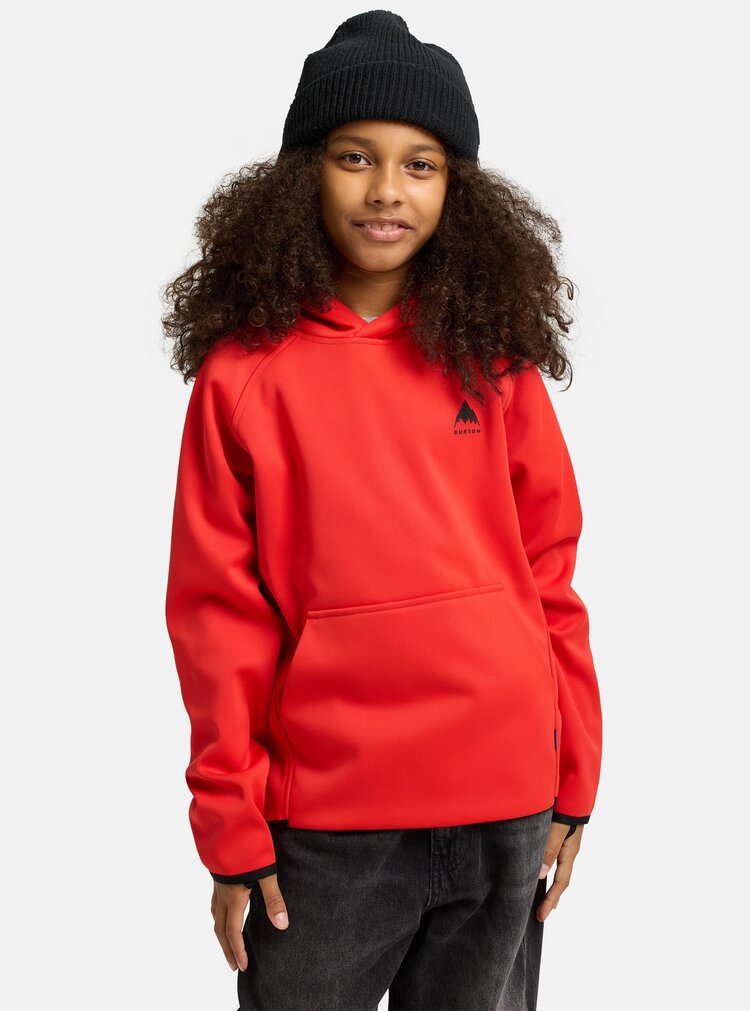 Burton  Kids' Burton Crown Weatherproof Fleece Pullover- Flame Scarlet