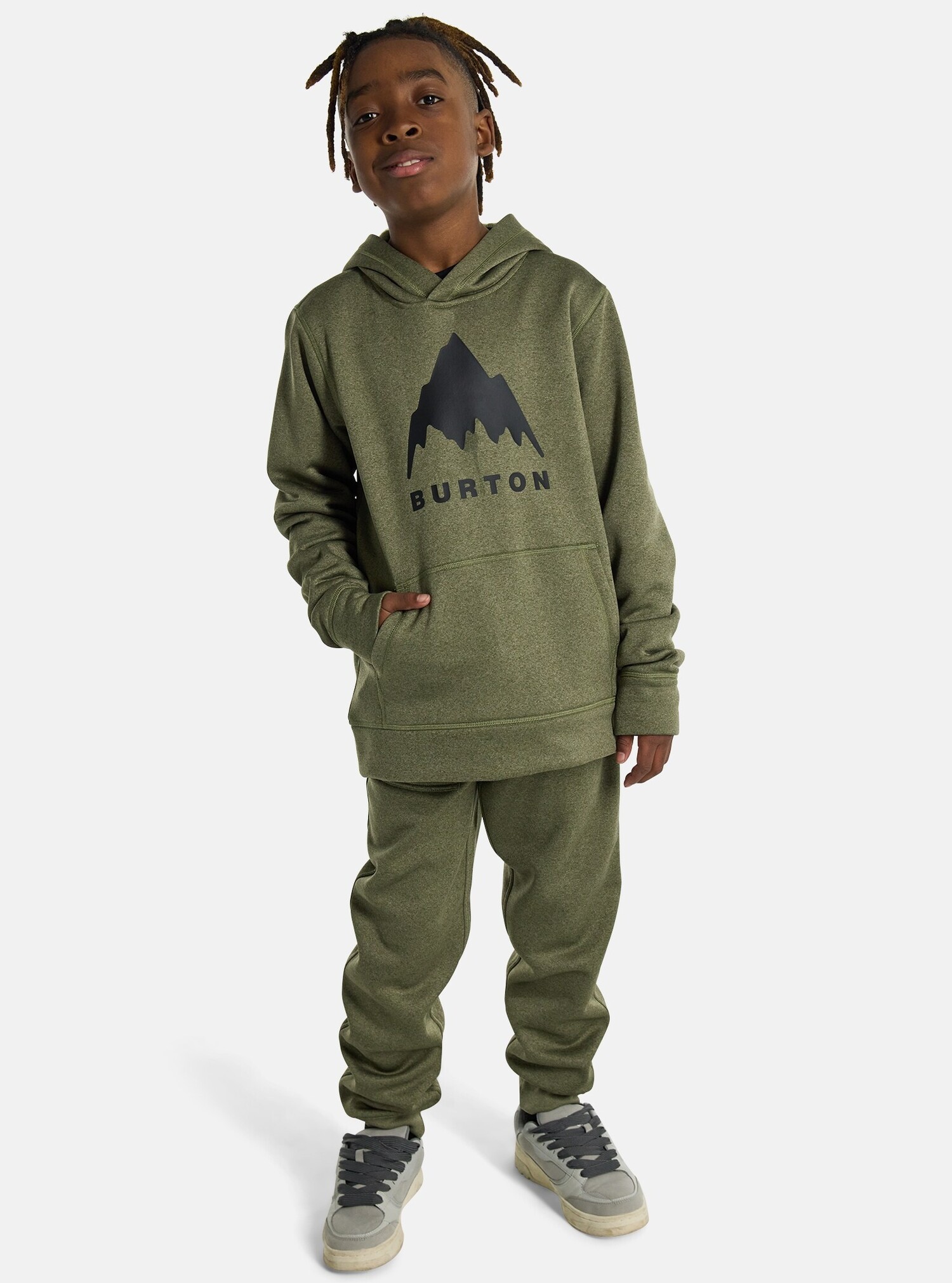 Kids' Burton Oak Pullover Hoodie - Yellow Turtle