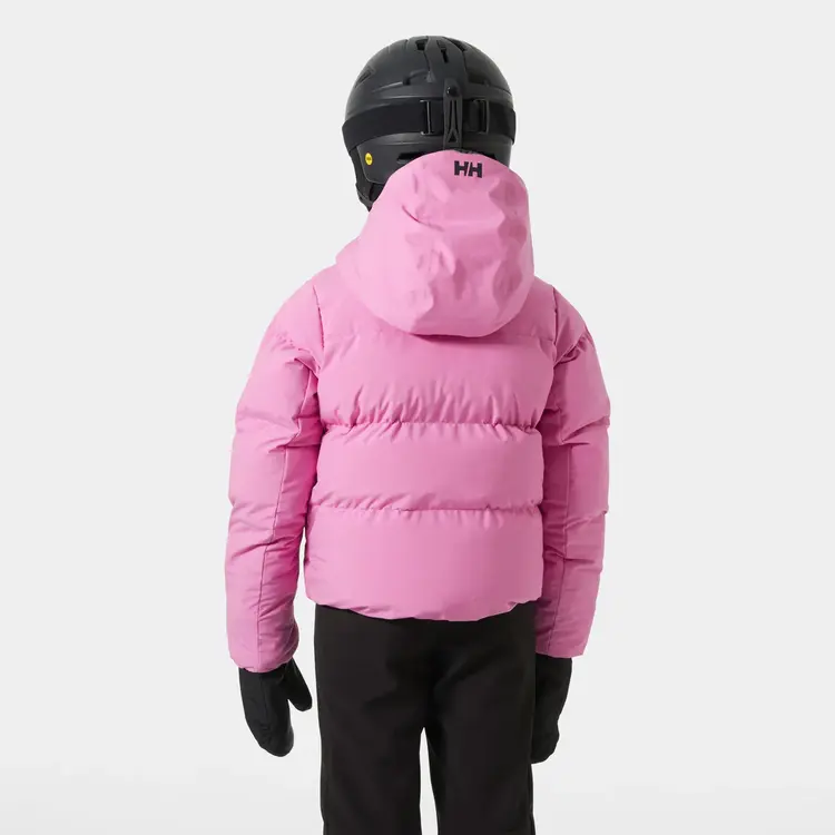 Helly Hansen Juniors' Nora Short Puffy Ski Jacket- Meta Pink