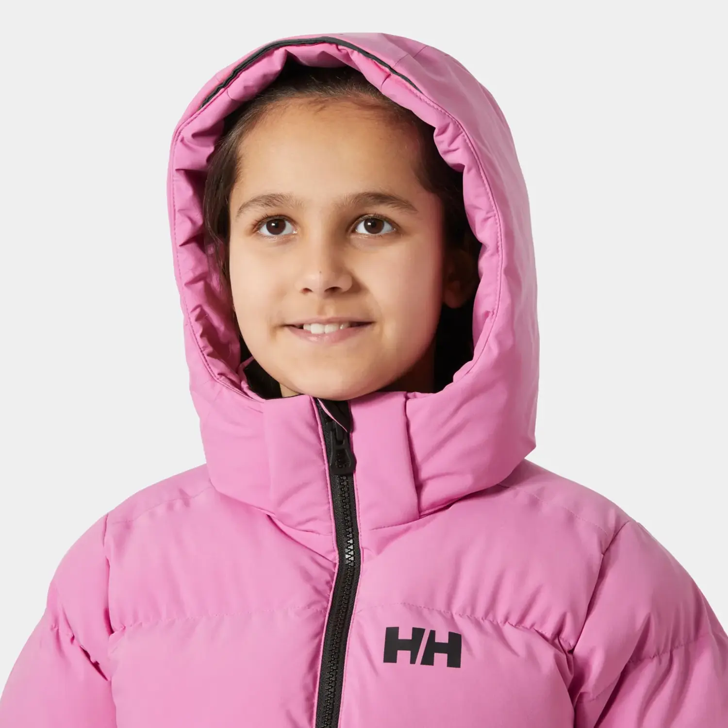 Juniors' Nora Short Puffy Ski Jacket- Meta Pink - Yellow Turtle