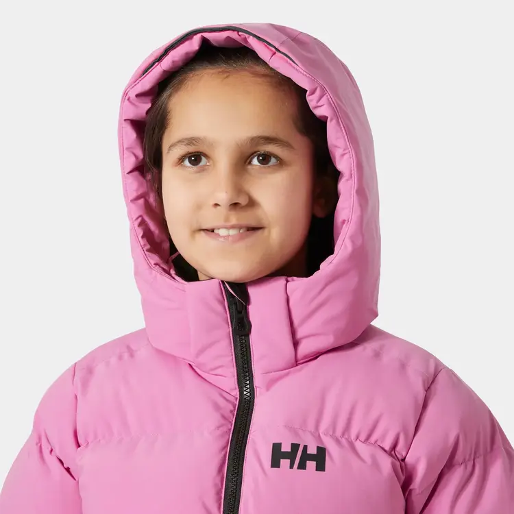 Helly Hansen Juniors' Nora Short Puffy Ski Jacket- Meta Pink