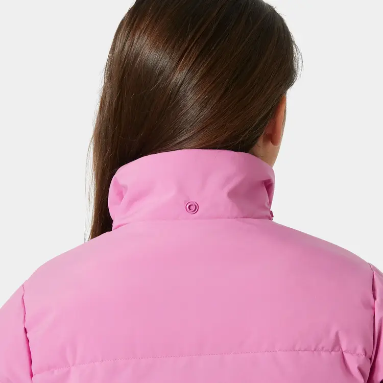 Helly Hansen Juniors' Nora Short Puffy Ski Jacket- Meta Pink