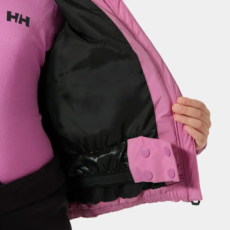 Helly Hansen Juniors' Nora Short Puffy Ski Jacket- Meta Pink