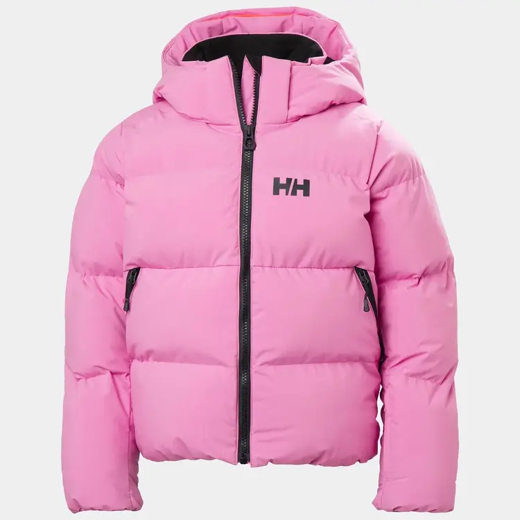 Helly Hansen Juniors' Nora Short Puffy Ski Jacket- Meta Pink