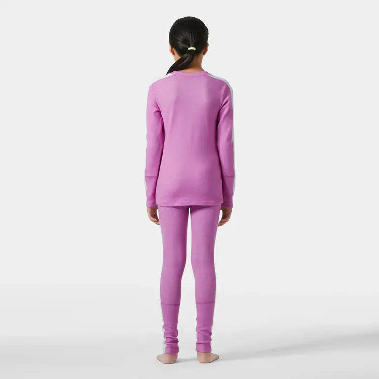 Helly Hansen Juniors' LIFA® Merino Midweight Base Layer Set- Meta Pink