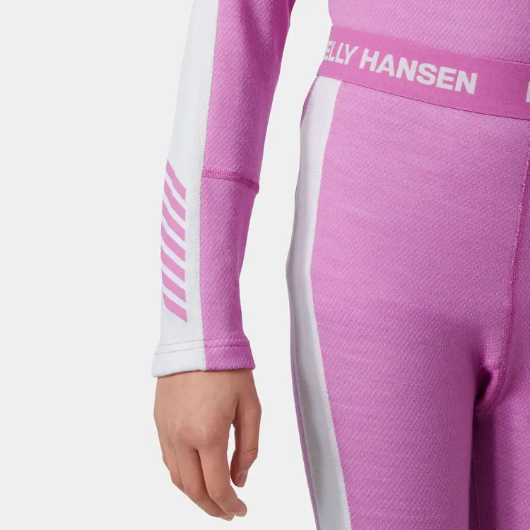 Helly Hansen Juniors' LIFA® Merino Midweight Base Layer Set- Meta Pink