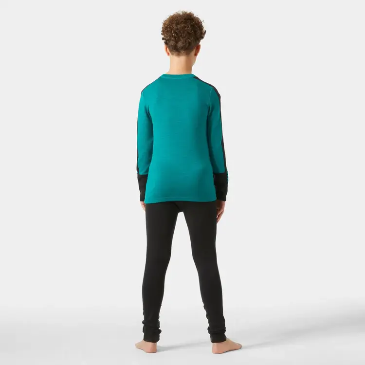 Helly Hansen Juniors' LIFA® Merino Midweight Base Layer Set- Signal Green