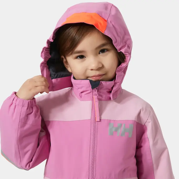 Helly Hansen Kids' Rider 3.0 Insulated Snow Suit- Meta Pink