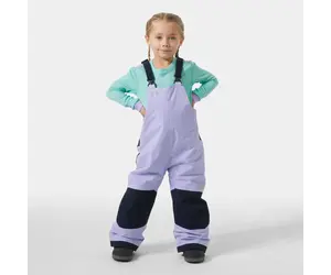 Kids' Rider 2.0 Insulated Ski Bib- Bright Lavender - Yellow Turtle