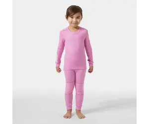 Outland Set Termico Bambina - Intimo Caldo Morbidissimo Rosa Con Felpa Interna - Top E Leggings