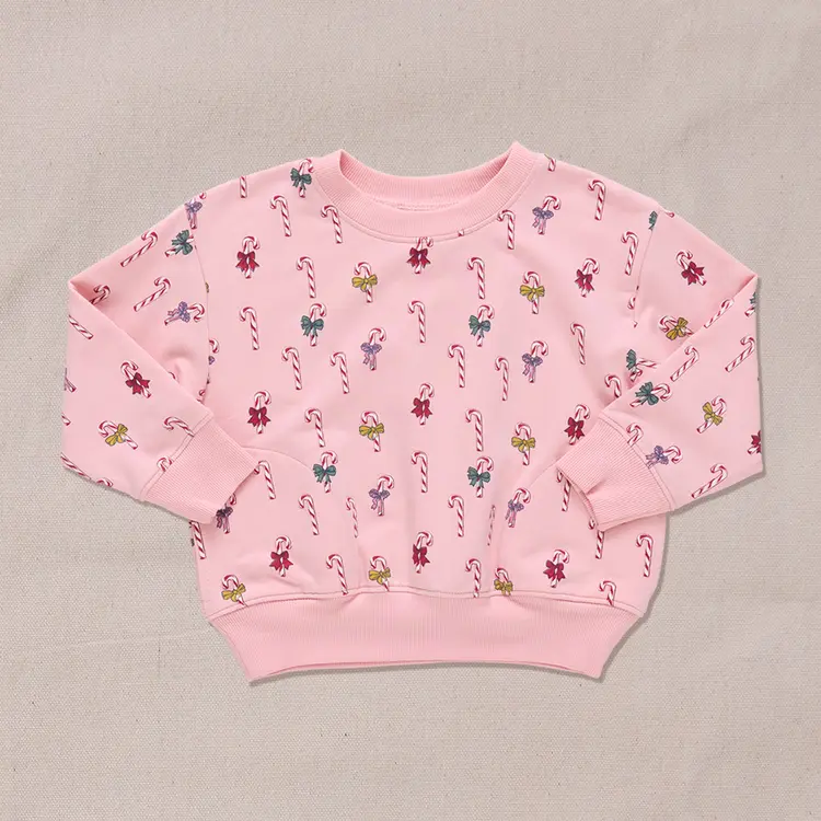 Play Sweatshirt - Mini Candy Cane