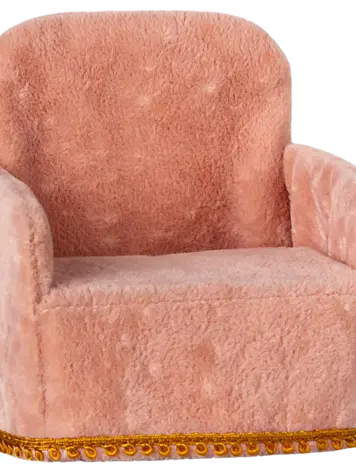 Maileg Folding chair, Mouse - Rose