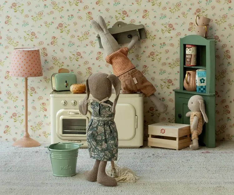 Maileg Bucket & Mop, Miniature