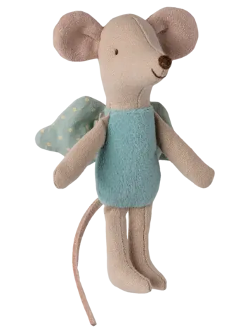 Maileg Fairy mouse, Little - Mint