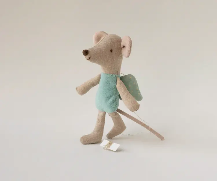 Maileg Fairy mouse, Little - Mint