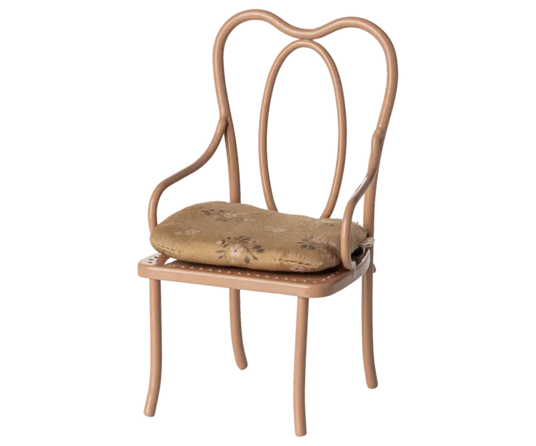 Maileg Vintage chair, Mini - Dark powder