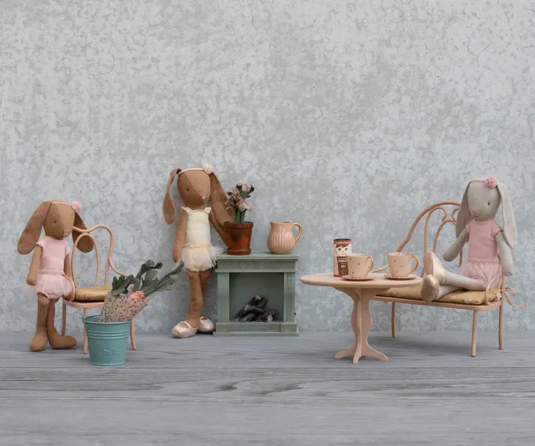 Maileg Vintage chair, Mini - Dark powder