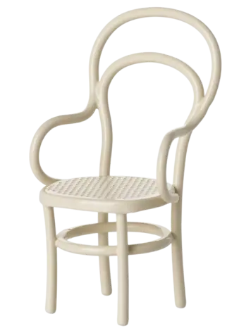 Maileg Vintage chair, Mouse - Off white