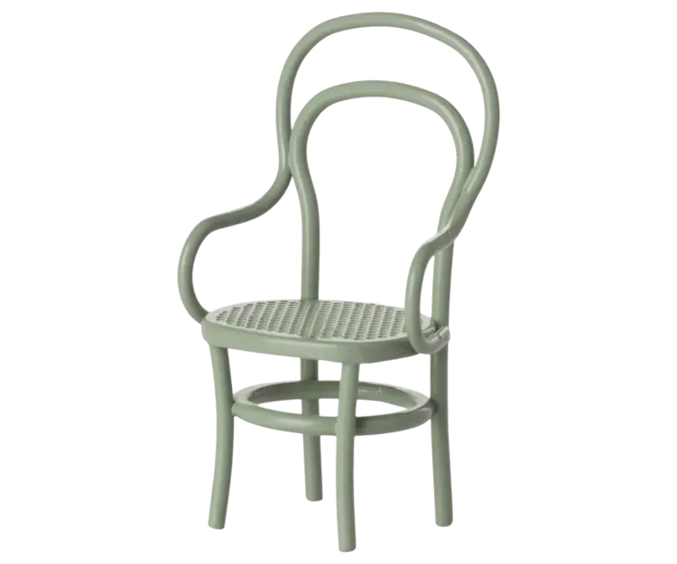 Maileg Vintage chair, Mouse - Mint