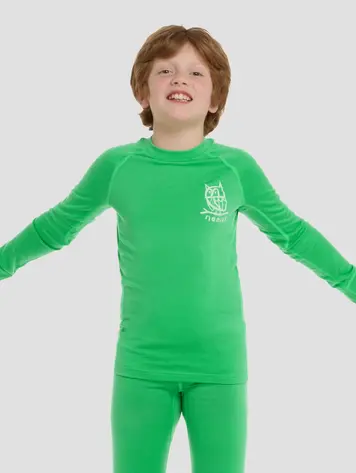 Namuk Uil Merino longsleeve "Elo"- Rana Green