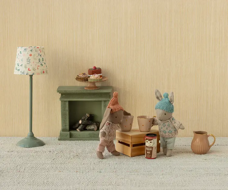 Maileg Winter bunny, Micro - Brown - Rose