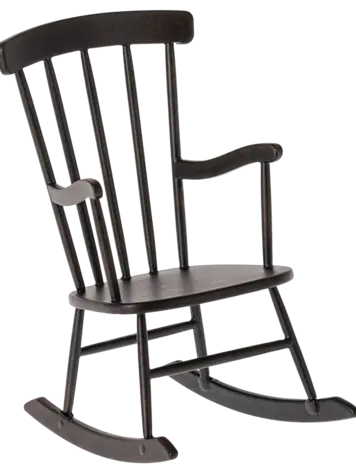 Maileg Rocking Chair, Miniature - Anthracite