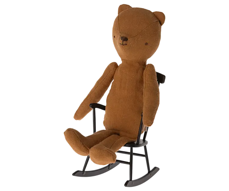 Maileg Rocking Chair, Miniature - Anthracite