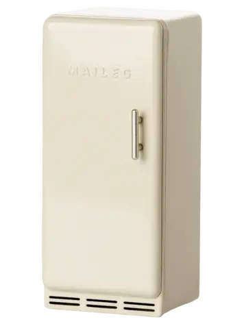 Maileg Metal Fridge, Mouse - Off white