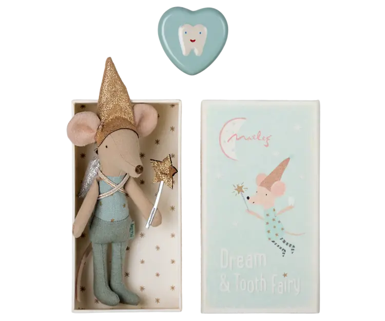 Maileg Tooth Fairy Mouse, Blue