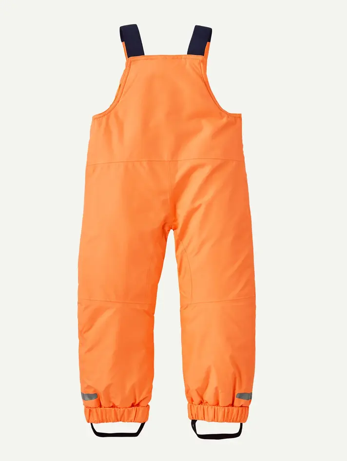 Patagonia Baby Snow Pile Bibs - Yellow Turtle