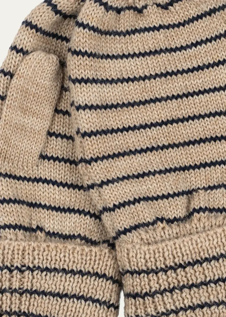 Konges Sløjd  Louli Mittens - Stripe Bluie