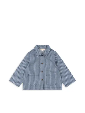 Konges Sløjd Luc Shirt Jacket - Blue Stripe
