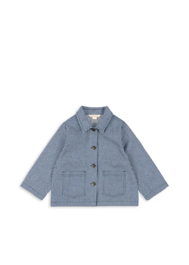 Konges Sløjd Luc Shirt Jacket - Blue Stripe