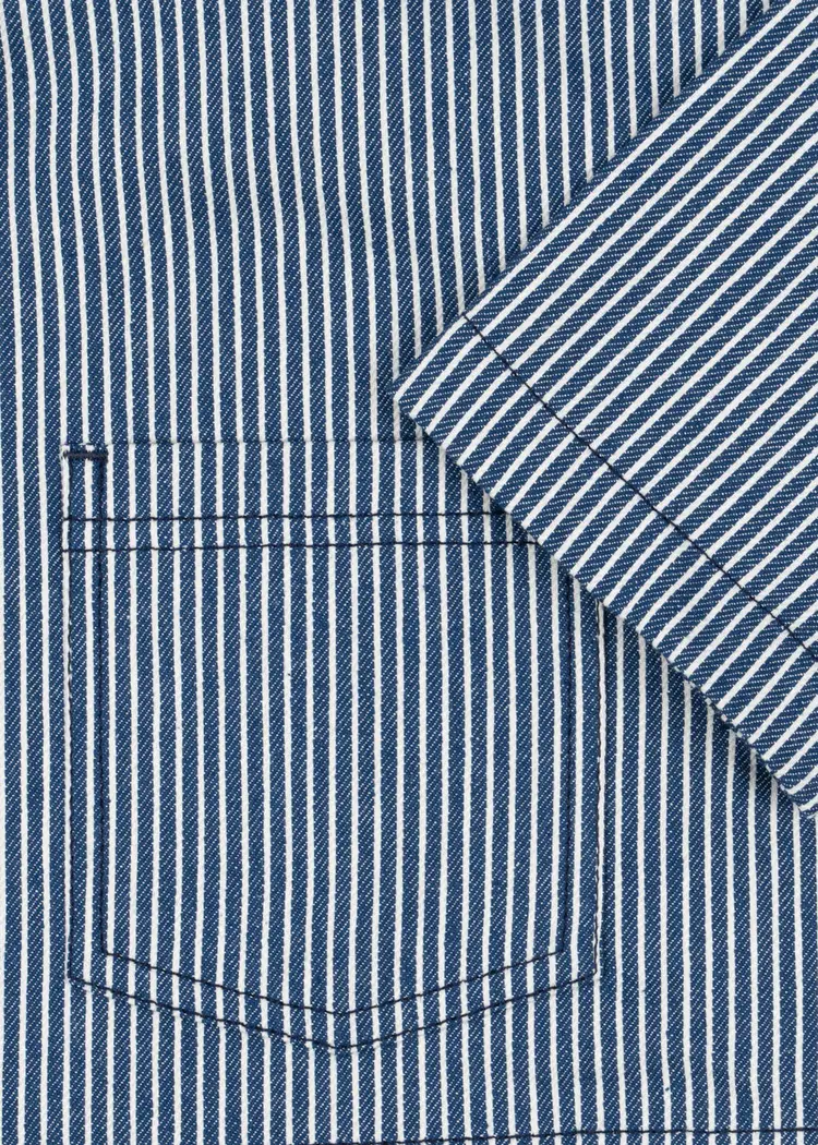 Konges Sløjd Luc Shirt Jacket - Blue Stripe