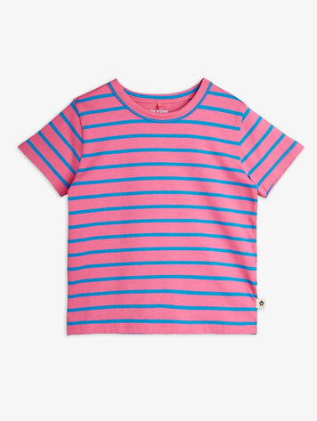 Mini Rodini Stripe T-Shirt Pink
