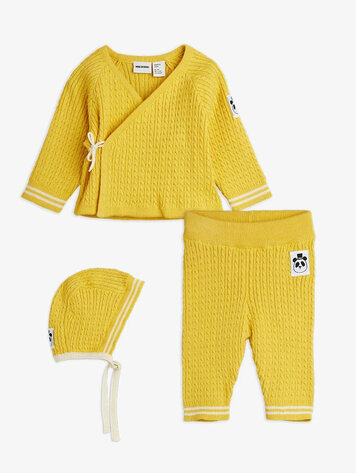 Mini Rodini Cable Knit Baby Set