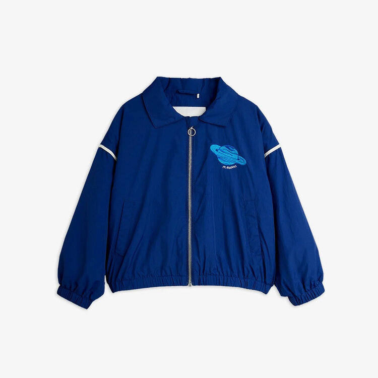 Mini Rodini Planet Nylon Jacket- Blue