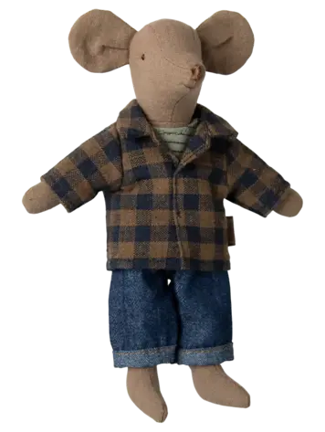 Maileg Dad Mouse - Light Brown
