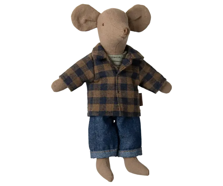 Maileg Dad Mouse - Light Brown