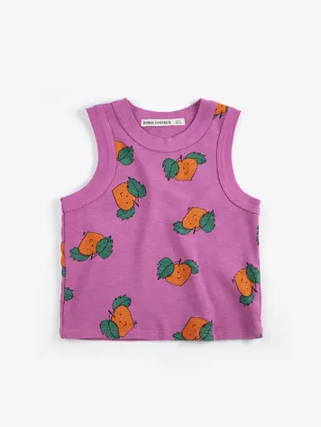 Bobo Choses Tangerine all over tank top