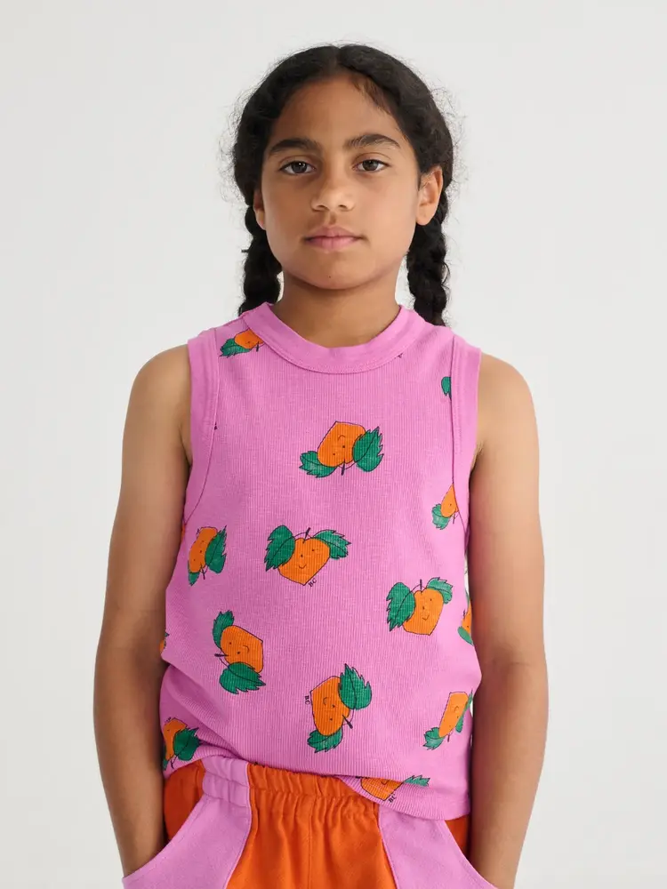 Bobo Choses Tangerine all over tank top