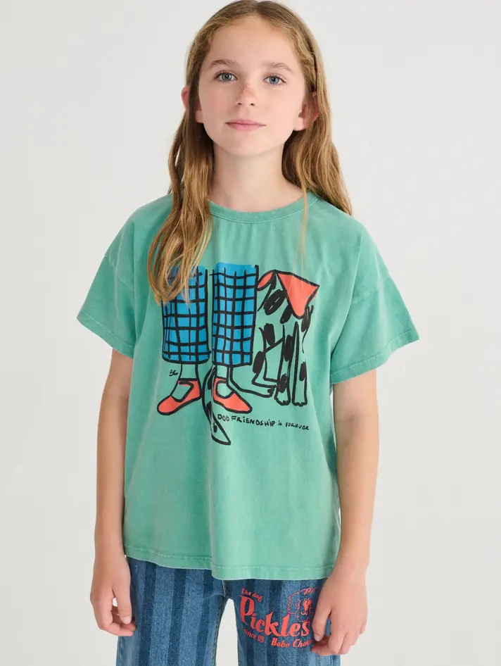Bobo Choses Summer Story T-Shirt - RED - Yellow Turtle