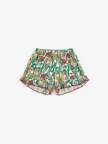 Bobo Choses Color Herbalist all over woven shorts