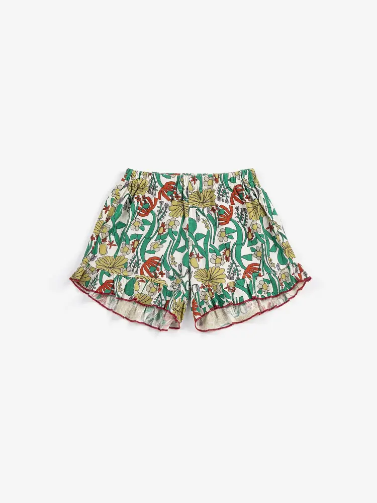 Bobo Choses Color Herbalist all over woven shorts