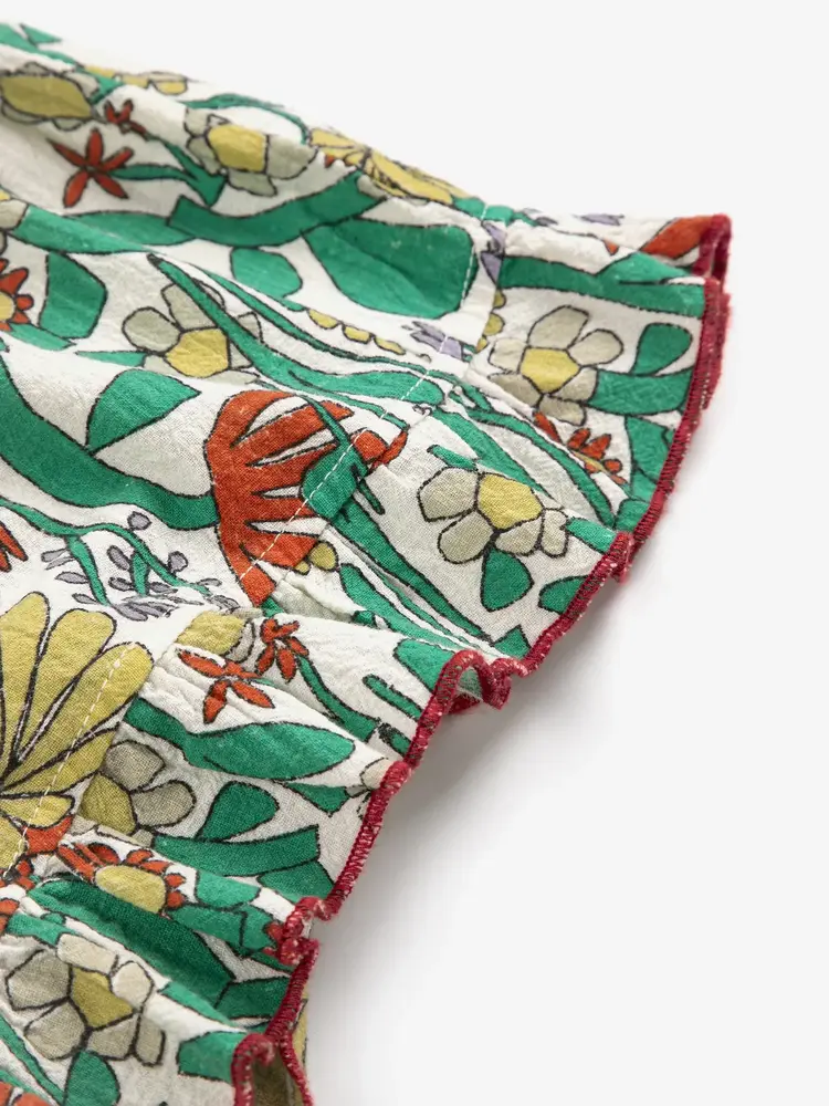 Bobo Choses Color Herbalist all over woven shorts