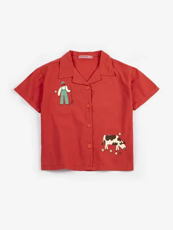 Bobo Choses Farm Adventure woven shirt